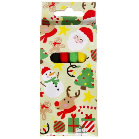 Crayons de Noël colorés pour colorier