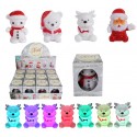 Figurines de Noël avec lumière LED