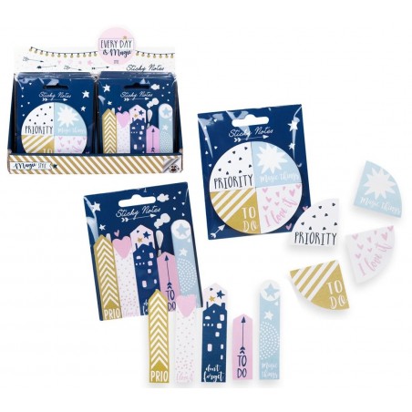 Notes adhésives avec de jolis designs