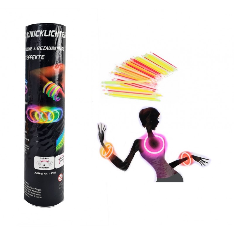 Bâtons lumineux fluorescents pour fêtes