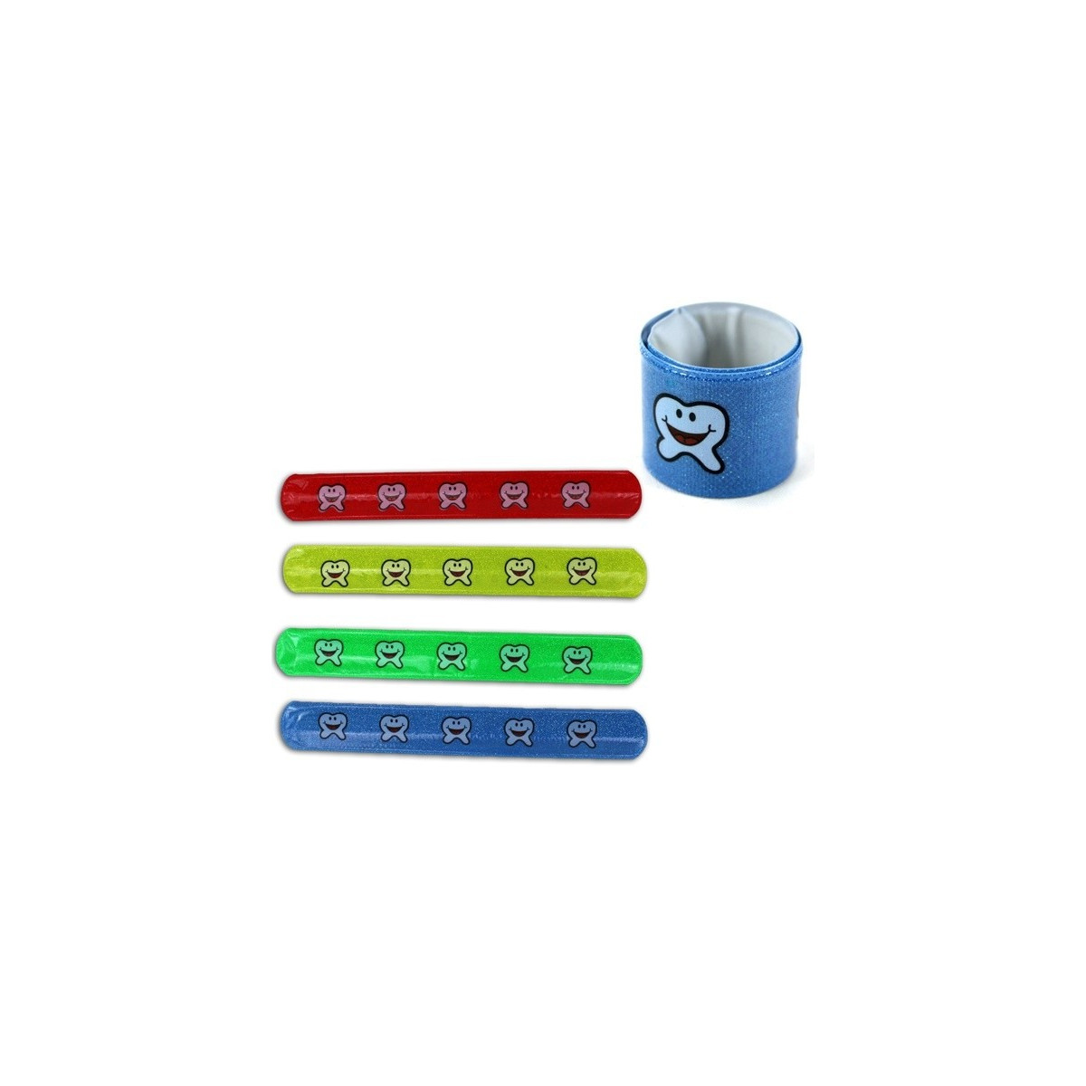 Bracelet enroulé pour enfants avec un design de dent