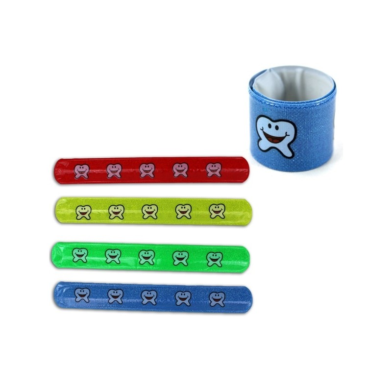 Bracelet enroulé pour enfants avec un design de dent