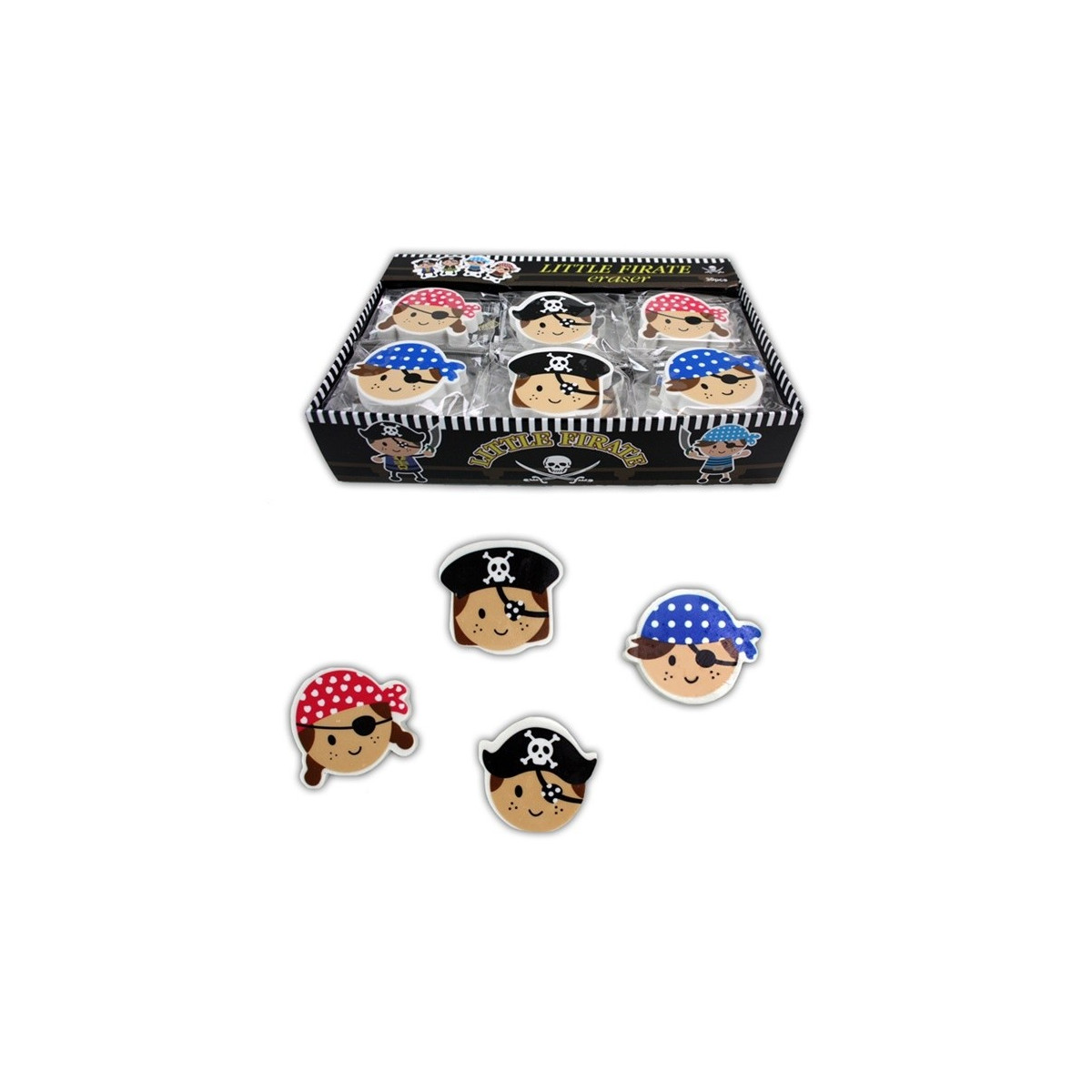 Gomme en forme de pirate