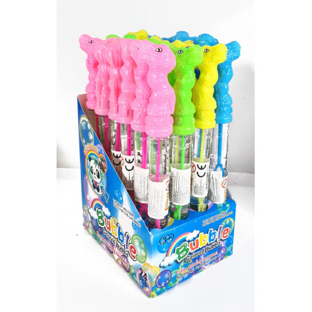 Tubes à bulles pour enfants avec un fermoir en forme de dinosaure