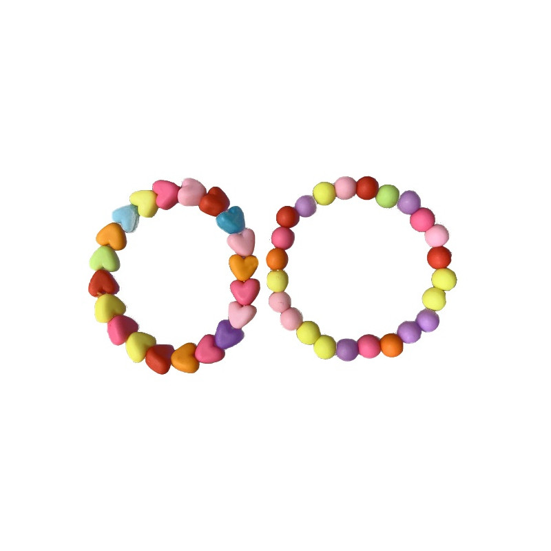 Bracelets avec des perles pour filles