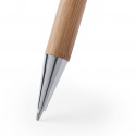 Stylo en bambou personnalisé avec autocollant en forme de cœur