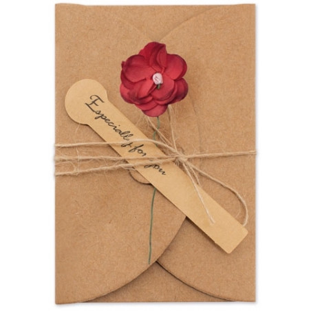 Pack de 10 cartes de vœux artisanales