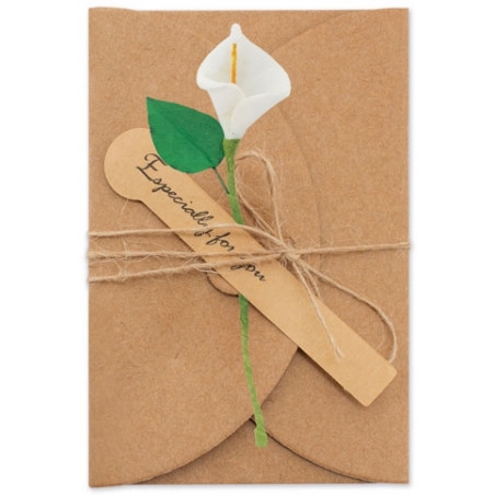 Pack de 10 cartes de vœux artisanales