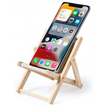 Support pour smartphone en forme de chaise