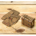 Bouchon de bouteille de vin hermétique avec autocollant personnalisé dans une boîte en carton scellée