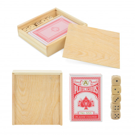 Dés personnalisés de jeu de société et de cartes de poker avec des autocollants pour les mariages