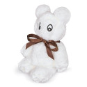 Serviette en forme d ours blanc moelleuse dans un sac cadeau