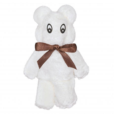 Serviette en forme d ours blanc moelleuse dans un sac cadeau