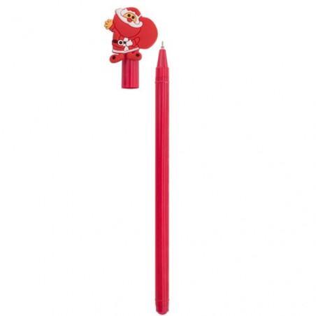 Bloc-notes magnétique pour réfrigérateur spécial Noël avec crayon et stylo de Noël dans un sac cadeau