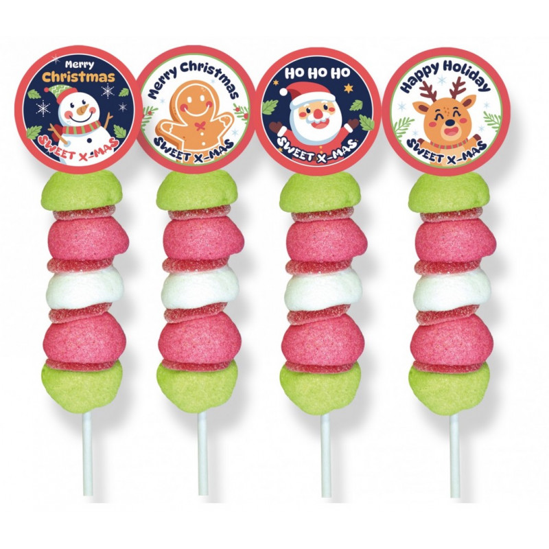 Brochettes De Bonbons De Noël