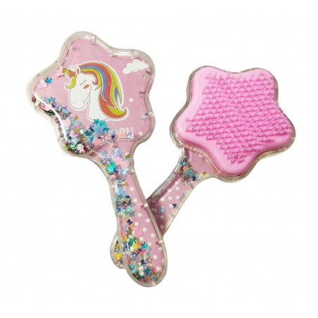 Brosse à cheveux pour enfants avec coffret cadeau licorne