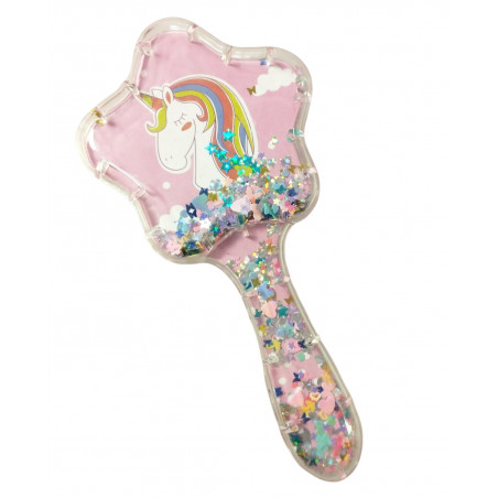 Brosse à cheveux pour enfants avec coffret cadeau licorne
