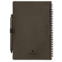 Carnet marron pour homme avec autocollant photo de mariage personnalisé