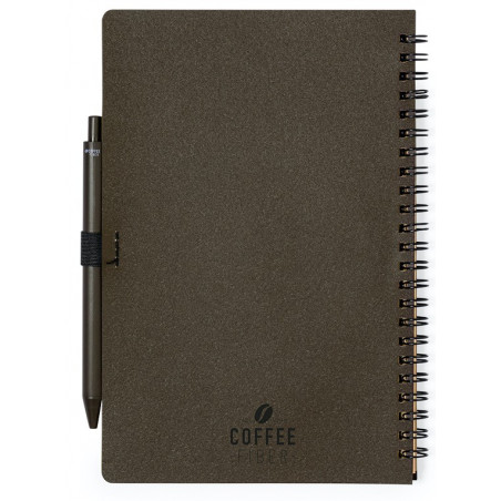 Carnet marron pour homme avec autocollant photo de mariage personnalisé