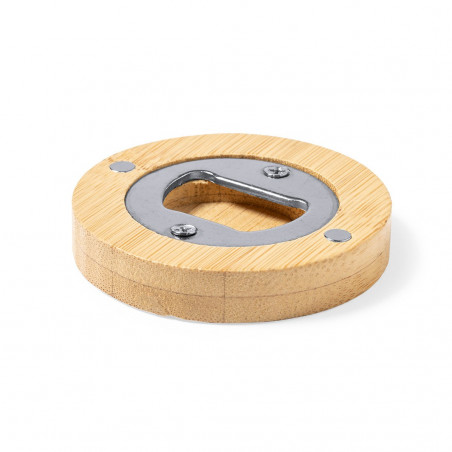Décapsuleur magnétique personnalisé avec autocollants de mariage et coffret cadeau