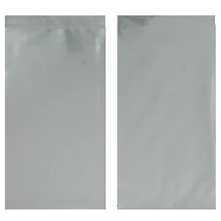Brosse à cheveux avec coque en argent présenté dans un sac métallique avec des autocollants personnalisés pour les mariages