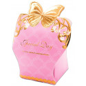 Gloss à lèvres facteur 15 dans une boîte décorative rose