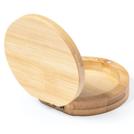 Boîte à bijoux avec petit miroir et autocollant de bébé personnalisé