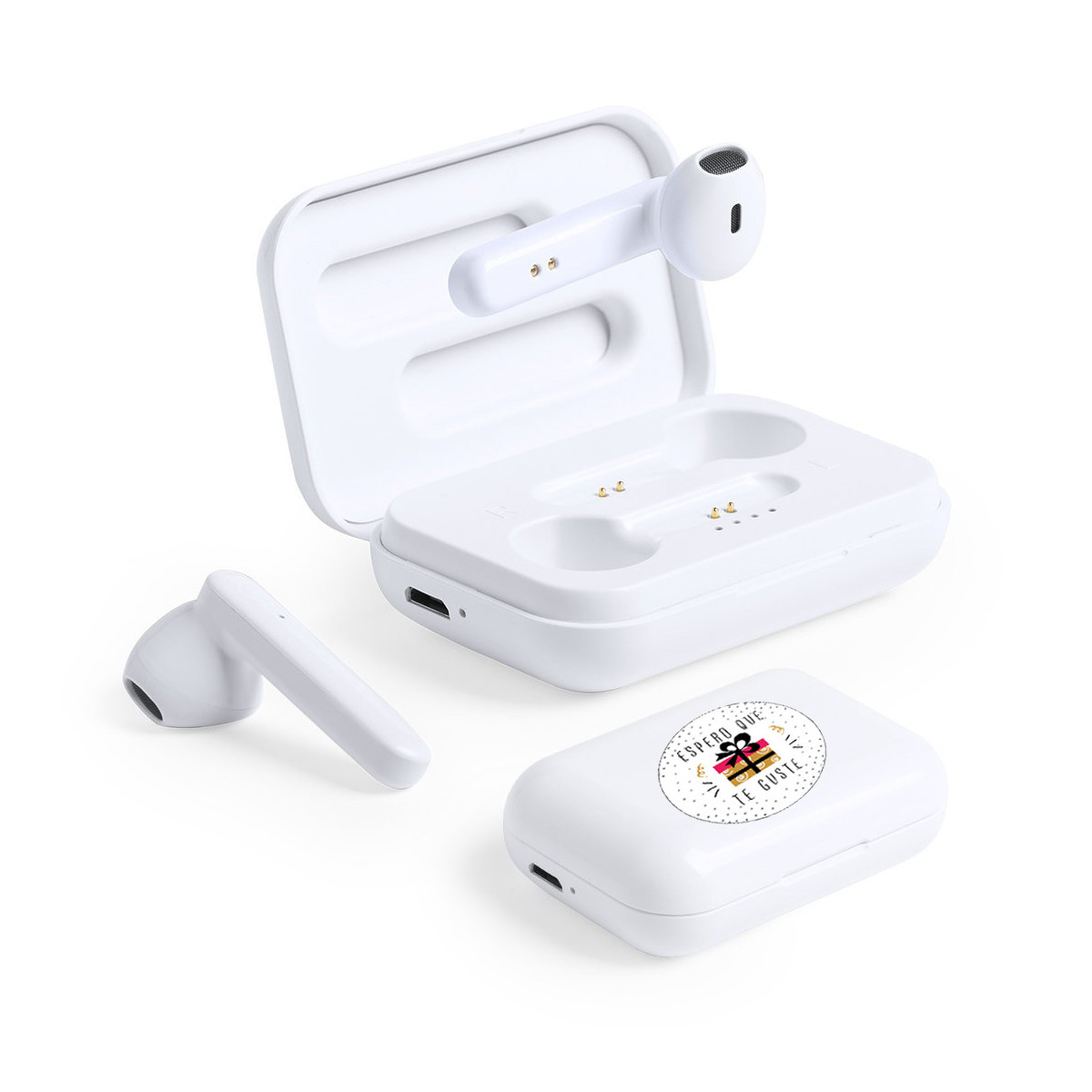 Casque sans fil bluetooth avec autocollant pour cadeau d'adolescents
