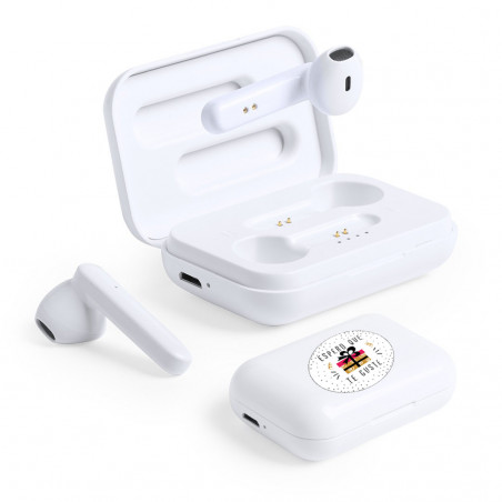 Casque sans fil bluetooth avec autocollant pour cadeau d'adolescents