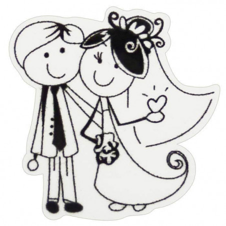 Miroir de sac à main avec grossissement de couleur transparente avec adhésif pour couple de mariage