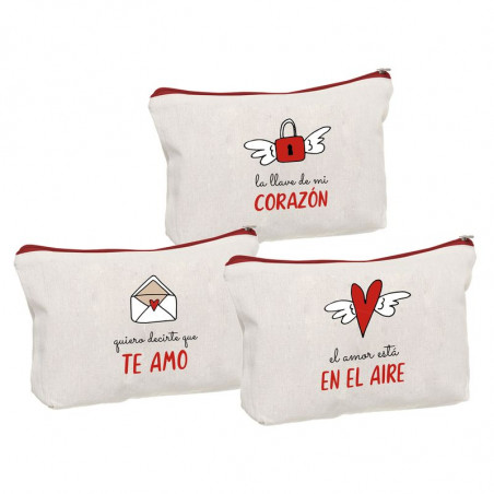 Grande trousse de toilette en coton pour cadeau femme