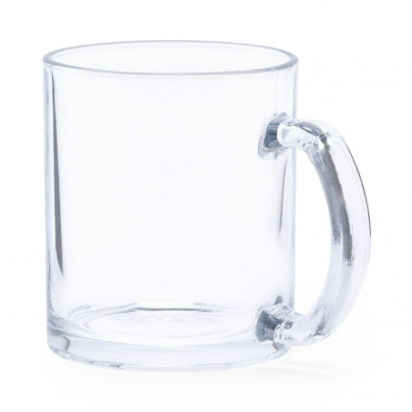 Gobelet en verre avec anse avec adhésif pour communion