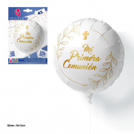 Ballon aluminium pour communion
