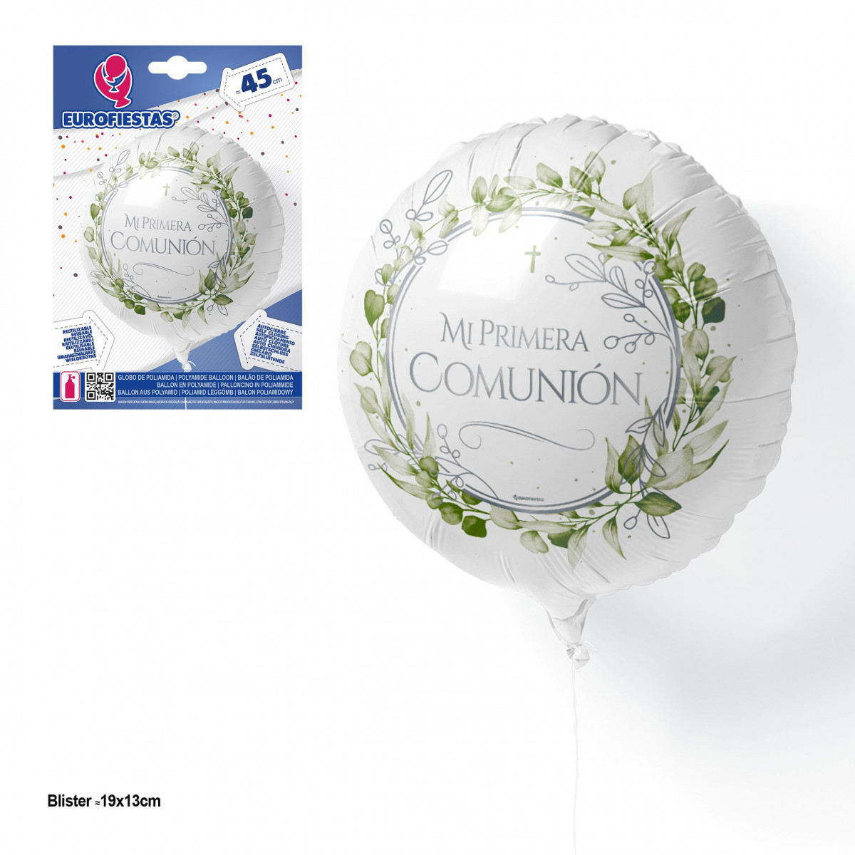 Ballon aluminium FFF en forme de maillot 60 cm