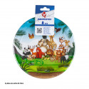 Pack de 8 assiettes jetables pour animaux