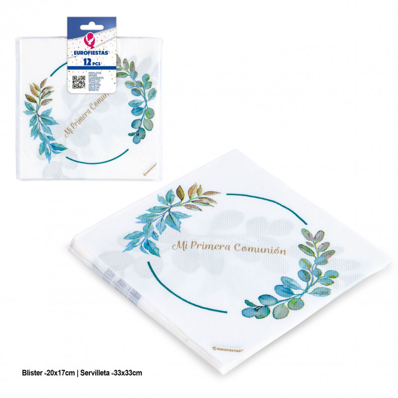 Paquet de 12 serviettes de communion