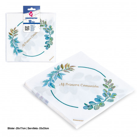 Paquet de 12 serviettes de communion