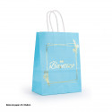 Sac en papier pour baptême de garçon
