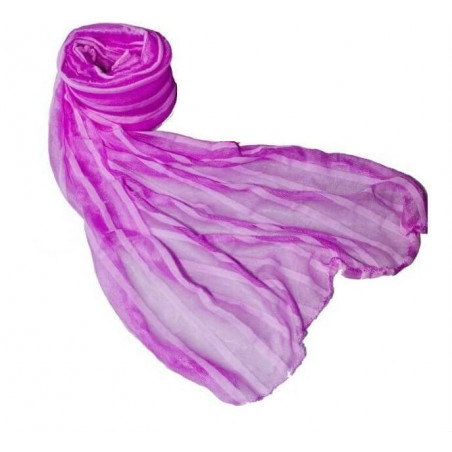 Foulard violet pour le cou dans un bocal cadeau avec autocollant personnalisé pour la communion