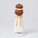 Figurine de gâteau communion fille bible