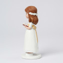 Figurine de gâteau communion fille bible