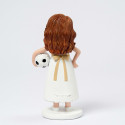Figure gâteau communion footballeuse