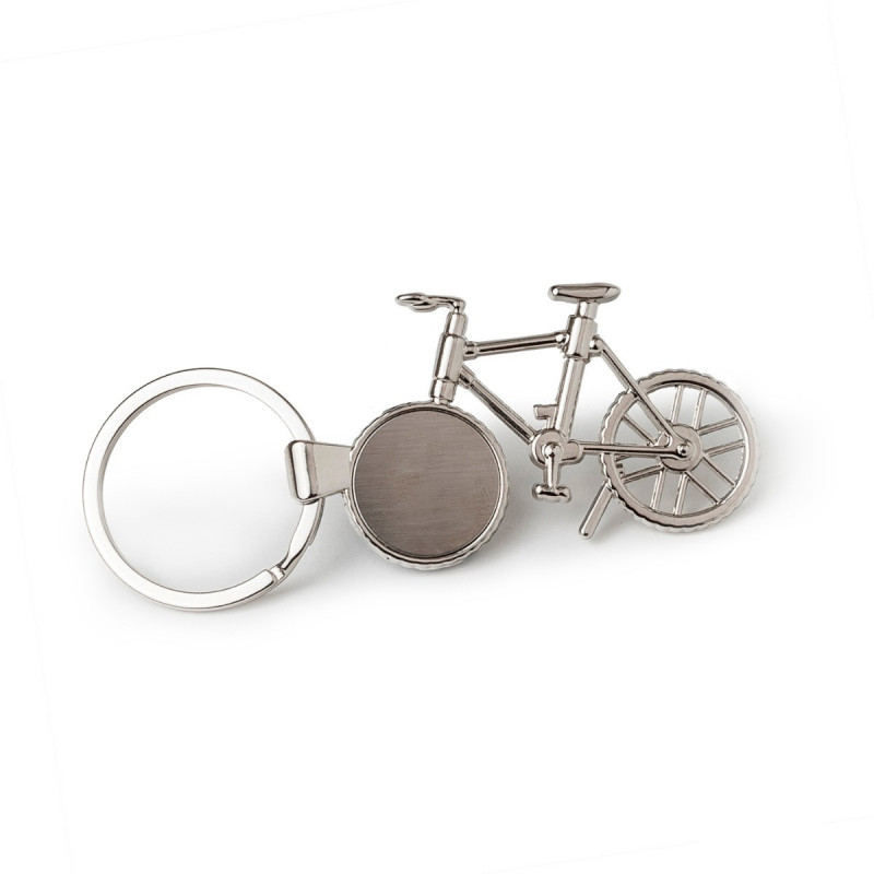 Porte-clés en forme de vélo en métal
