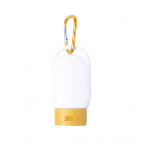 Crème solaire de poche avec un autocollant de présentation de communion personnalisé