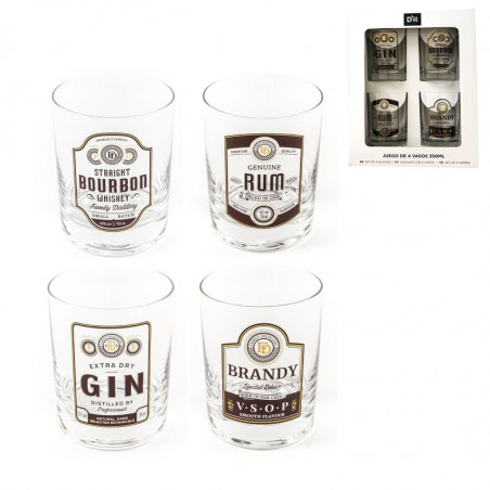Set de verres en cristal pour boissons