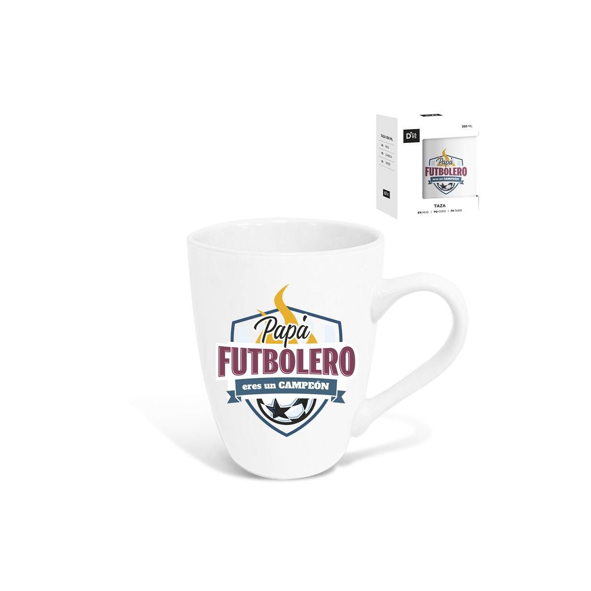 Tasse pour les papas fans de football