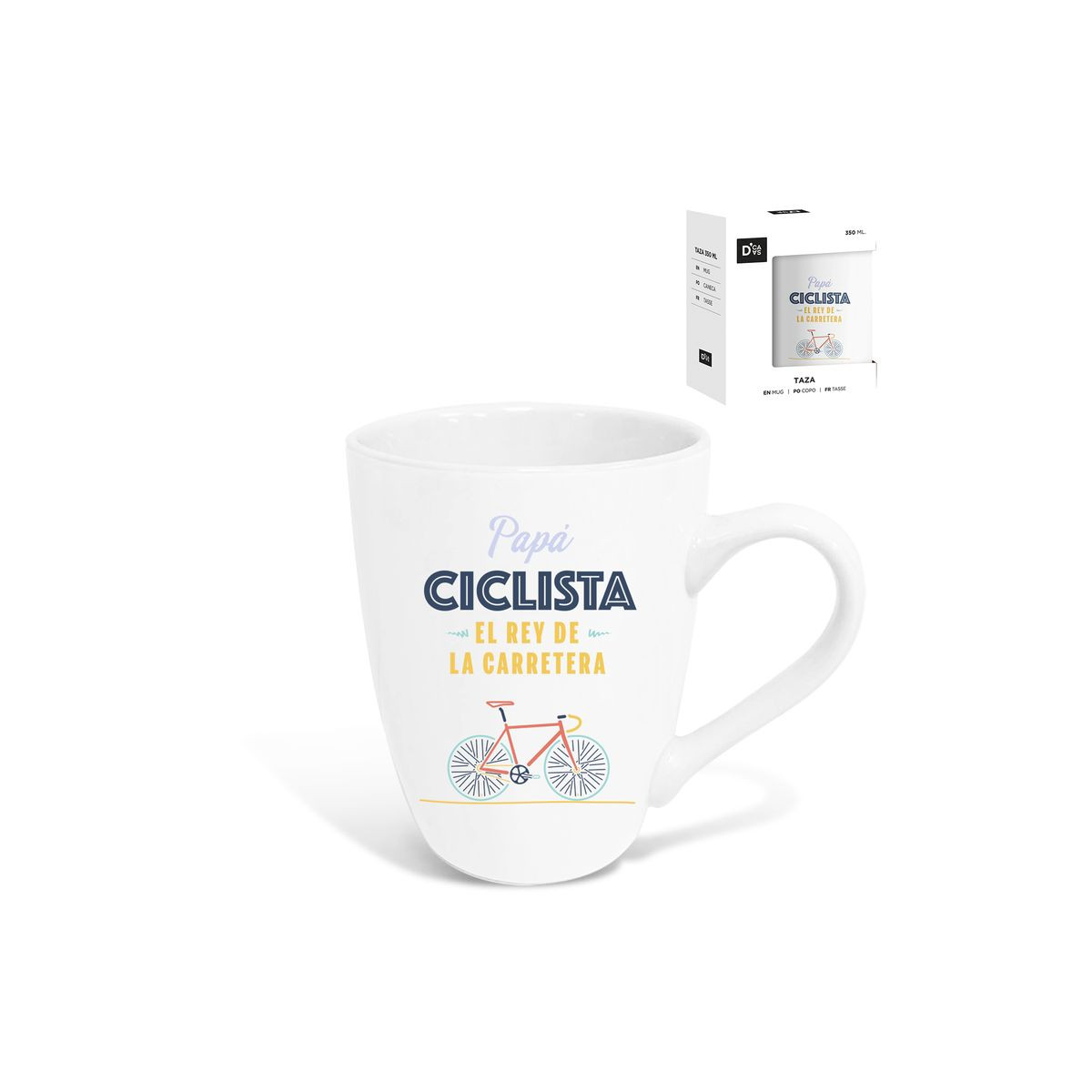 Tasse pour cyclistes pour la fête des pères