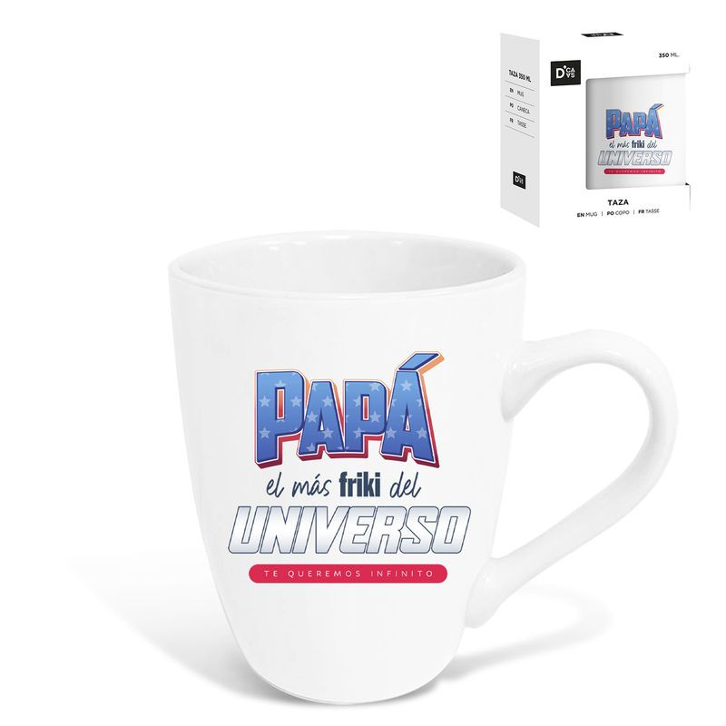 Tasse du jour du père avec un message humoristique