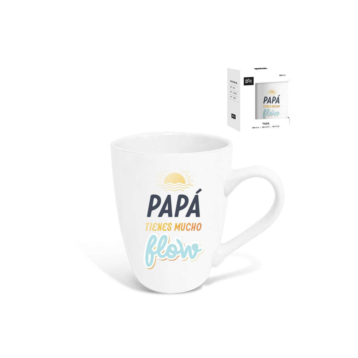 Tasse pour la fête des pères avec message