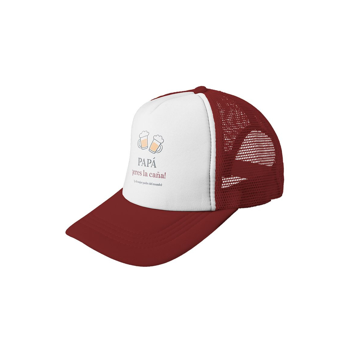 Casquette pour la fête des pères avec phrase spéciale